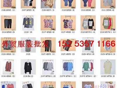 揭阳有卖外贸衣服吗