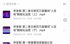 申老板直播带货运营,销百万直播间“人货场”精细化运营