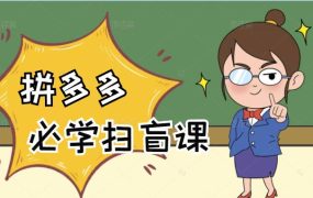 拼多多商家开店入门必学，0基础新手小白扫盲课（58节视频课程）