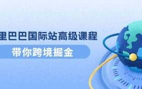阿里巴巴国际站高级课程:带你跨境掘金,选品 优化 广告 推广