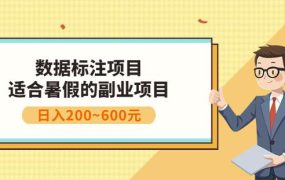 副业赚钱:人工智能数据标注项目,简单易上手,小白也能日入200