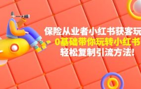 保险从业者的小红书获客玩法:0基础带你玩转小红书