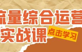 流量综合·运营实战课:短视频、本地生活、个人IP知识付费、直播带货运营