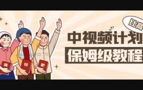 中视频项目,目前靠这个项目养了11人团队【视频课程】
