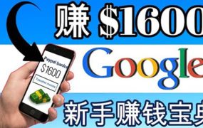 零成本通过Google复制粘贴来简单赚取收益,几分钟赚1600美元