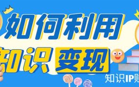 知识IP变现训练营:手把手带你如何做知识IP赚钱,助你逆袭人生