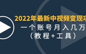 2022年最新中视频变现最稳最长期的项目(教程 工具)