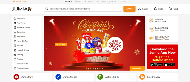Jumia-非洲电商平台